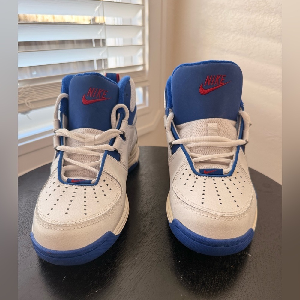 Nike Air Max Courtballistec Mid White Blue Red Vintage 2006 Men’s 8 Tennis